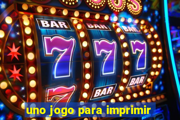 uno jogo para imprimir